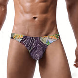 Men's Bikini Underwear Purple Wood