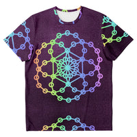 Color Spectrum Geometric T-shirt