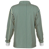 Striped Long Sleeve Polo