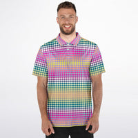 Gradient Polka Dot Polo