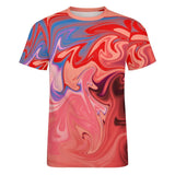 Liquid Paint Effect Cotton T-Shirt