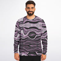 Lavender Stone Marble Sweatshirt