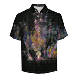 Dark Arts Faux Linen Button Down Shirt with chest pocket