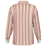 Multicolor Striped Long Sleeve Polo