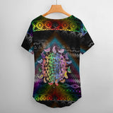 Hippie Faerie V-Neck T-Shirt 3