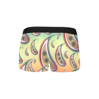 Paisley Pattern Boxer Briefs with Fly