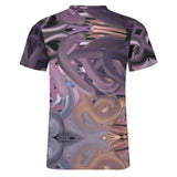 Dark Lavender Paint Cotton T-Shirt
