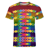 Rainbow Disco Ball Cotton T-Shirt