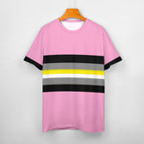 Color Palette Stripes Cotton T-shirt 28