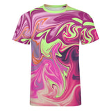 Liquid Paint Effect Cotton T-Shirt 5