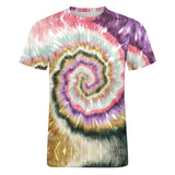 Multi-color Palette Tie Dye Cotton T-shirt
