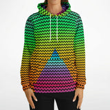 Pyramid Knit Effect Hoodie