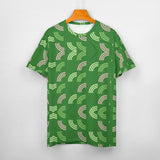 Unisex Half Rainbow Pattern Cotton T-Shirt