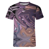 Dark Lavender Paint Cotton T-Shirt