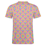 Rainbow Pattern Cotton T-Shirt 2