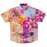 Tropical Flower Button Down Shirt