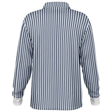 Striped Long Sleeve Polo