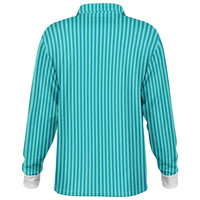 Striped Long Sleeve Polo