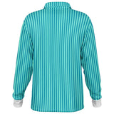 Striped Long Sleeve Polo