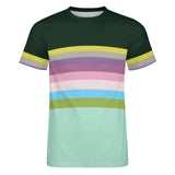 Color Palette Stripes Cotton T-shirt 46