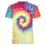 Multi-color Palette Tie Dye Cotton T-shirt 8