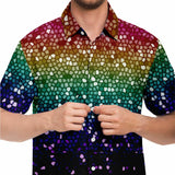 Mosaic Color Palette Button Down Shirt