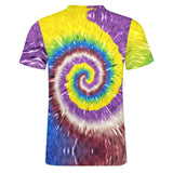 Multi-color Palette Tie Dye Cotton T-shirt 26