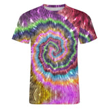 Multi-color Palette Tie Dye Cotton T-shirt 13