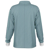 Striped Long Sleeve Polo