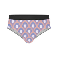 Rainbow Pattern Men's Mid Rise Briefs