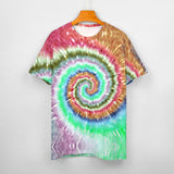Multi-color Palette Tie Dye Cotton T-shirt 22