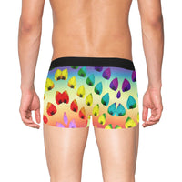 Leaf Pattern Boxer Briefs with Fly