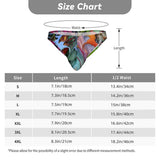 Men's Bikini Underwear Embossed Flower Pattern 2