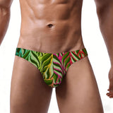 Men's Bikini Underwear leaf pattern embossed 3