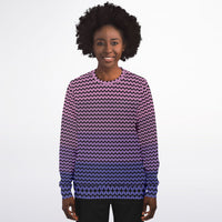 Color Palette Knit Effect Sweatshirt