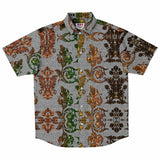 Linen Pattern Embossed Button Down Shirt 2