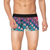 Leaf Pattern Boxer Briefs with Fly