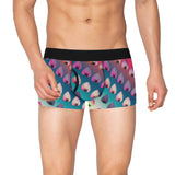 Leaf Pattern Boxer Briefs with Fly