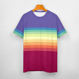 Pride Color Stripes Cotton T-shirt 24