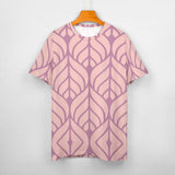 Leaf Pattern Cotton T-Shirt 16