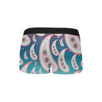 Paisley Pattern Boxer Briefs with Fly