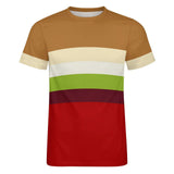 Color Palette Stripes Cotton T-shirt 16