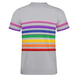 Pride Color Palette Stripes Cotton T-shirt 59