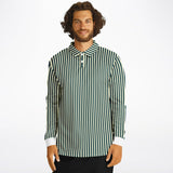 Striped Long Sleeve Polo