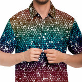 Mosaic Color Palette Button Down Shirt