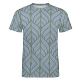 Leaf Pattern Cotton T-Shirt 3