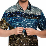 Mosaic Landscape Button Down Shirt