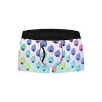 Leaf Pattern Boxer Briefs with Fly