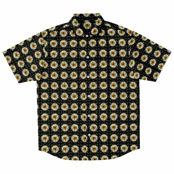 Black Crystal Bulletts Button Down