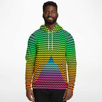 Pyramid Knit Effect Hoodie